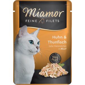 Miamor Feine Filets in Jelly 6 x 100 g - Huhn & Thunfisch