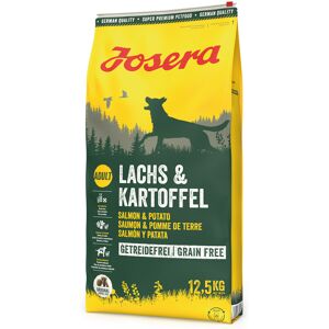 Sparpaket 2 x 15/12,5 kg Josera Hundefutter - Lachs & Kartoffel getreidefrei (2 x 12,5 kg)