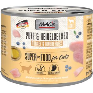 MAC's MAC´s Cat 6 x 200 g - Pute & Heidelbeeren