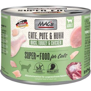 MAC's MAC´s Cat 6 x 200 g - Ente, Pute, Huhn