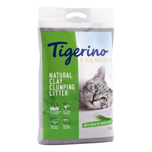 Tigerino Premium Katzenstreu 2 x 12 kg - Sparpaket - Special Edition: Frischgrasduft