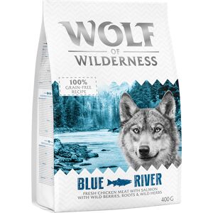 Probierpaket Wolf of Wilderness Trockenfutter - Adult Blue River - Lachs 400 g