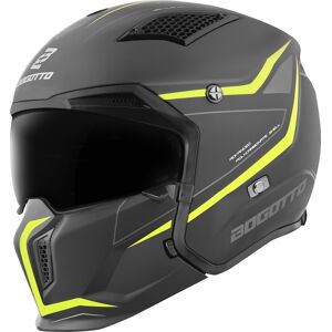 Bogotto Radic WN-ST 22.06 Helm - Schwarz Gelb - XS - unisex