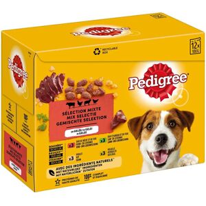 PEDIGREE Pouch Adult Gem. Selektion Multipack 1 24x100g