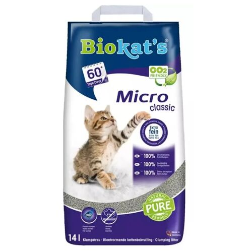 Becker-Schoell AG Biokat's im Papiersack 14 Liter Katzenstreu Micro Fresh