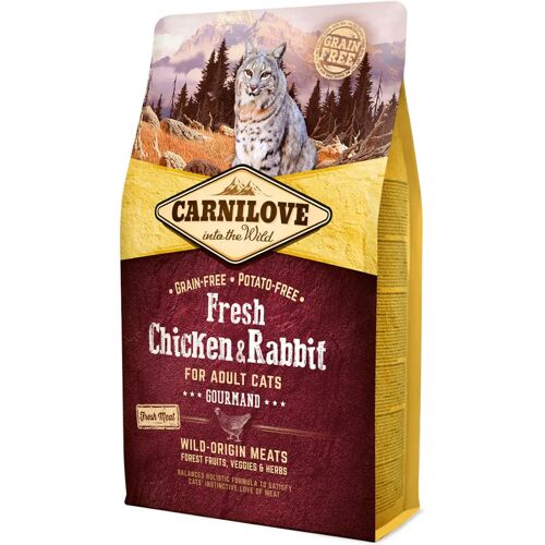 Becker CARNILOVE Gourmand Fresh Chicken & Rabbit Katzentrockenfutter 2 Kilogramm