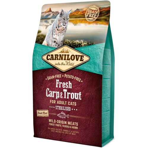 Becker-Schoell AG CARNILOVE Sterilised Fresh Carp & Trout Katzentrockenfutter 2 Kilogramm