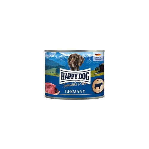 Becker HAPPY DOG Sensible Pure 200g Hundenassfutter 6 x 200 Gramm Neuseeland Lamm Pur