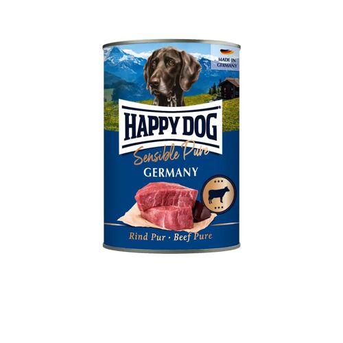 Becker HAPPY DOG Sensible Pure 400g Hundenassfutter 6 x 400 Gramm Neuseeland Lamm Pur