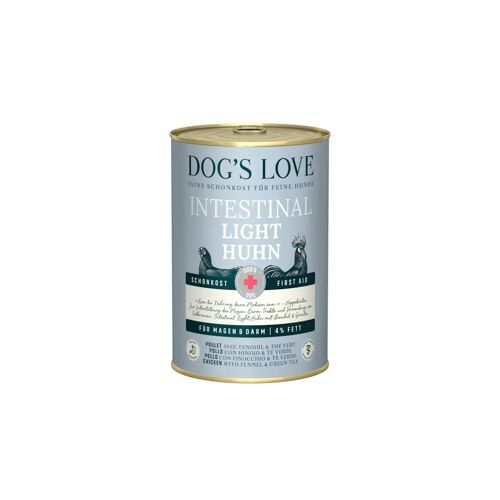 Becker-Schoell AG Dog's Love Schonkost mit 400 Gramm Hundenassfutter 6 x 400 Gramm Rind