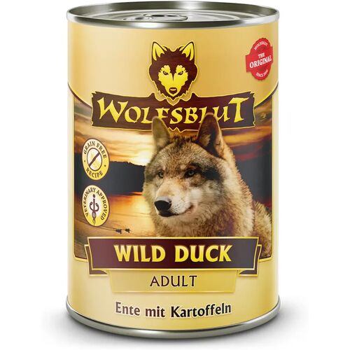 Becker-Schoell AG WOLFSBLUT 395g Hundenassfutter 6 x 395 Gramm Black Marsh Wasserbüffel mit Kürbis