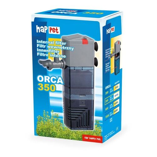 Happet – Orca 350 Kompakt Innenfilter inkl. Aktivkohle box Filter bio Aquariumfilter Aquafilter