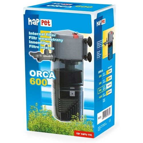 HAPPET Orca 600 Kompakt Innenfilter inkl. Aktivkohle box Filter bio Aquariumfilter Aquafilter – Happet