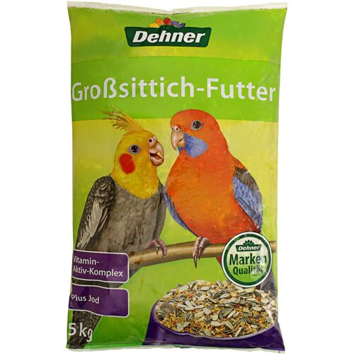 Dehner – Lieblinge Vogelfutter Großsittichfutter, mit Vitamin-Aktiv-Komplex und Jod, 5 kg