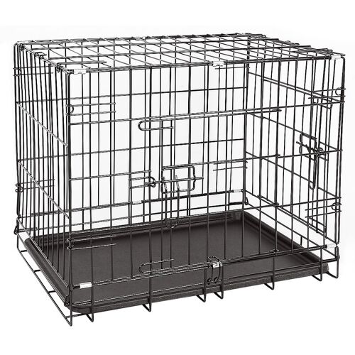 HALOYO Hundetransportbox Hunde Hundekäfig 915864cm Transportbox Gitterbox Drahtkäfig