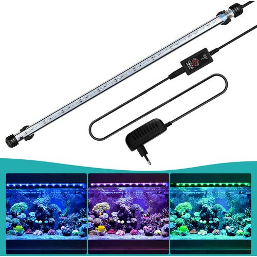 Randaco – 28-92cm led Aquarium Unterwasser rgb Wasserdicht Fisch Tank Schalentiere,6.2W,62cm – rgb