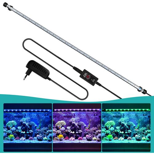 VINGO Led Aquarium Beleuchtung Fisch Tank Aquarium Lampe 112cm Unterwasser rgb – rgb – Vingo