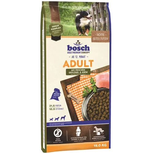 Bosch HPC Adult, Geflügel und Hirse, 15 kg