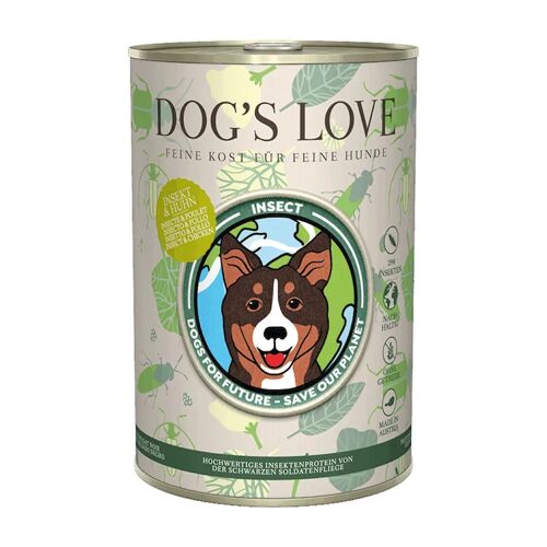 DOG'S LOVE Insekt - Insekt & Huhn   6 x 400 g