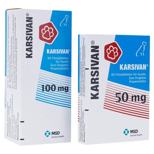 Intervet Deutschland GmbH KARSIVAN 100 mg für Hunde 60 Stück