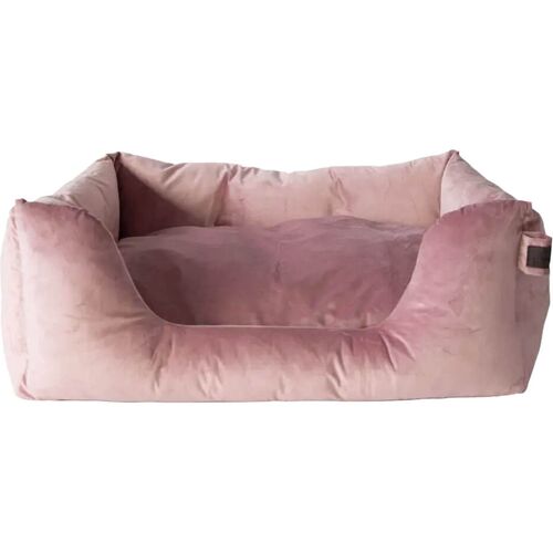 Kentucky Dogwear Hundebett Velvet Hundekissen Hundekörbchen Samt Alte Rose M (80 x 60cm)