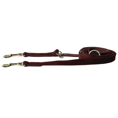 Kentucky Dogwear Hundeleine Velvet 200 cm Size L Bordeaux