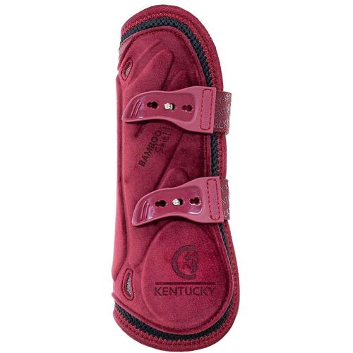 Kentucky Horsewear Gamaschen Bamboo Elastik Velvet Springgamaschen Bordeaux M