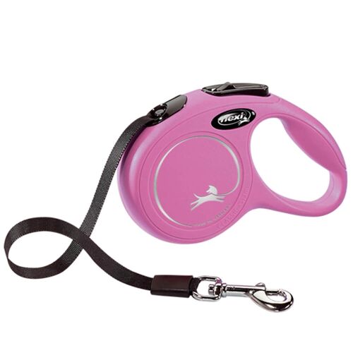 Nobby Leine Flexi New Classic Gurt Hundeleine Pink M (5m)