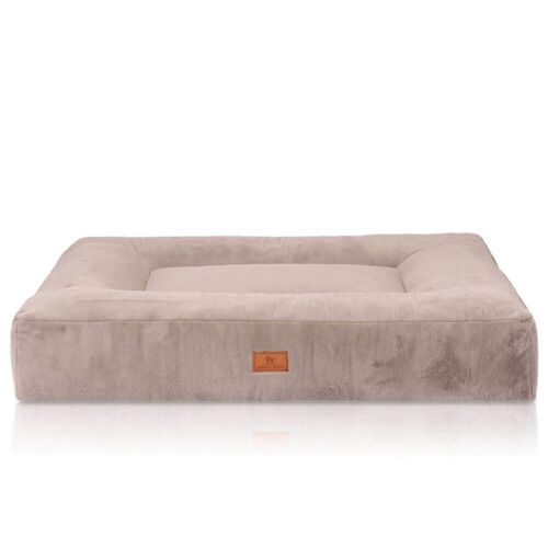 Knuffelwuff Orthopädisches Hundebett Midland Hundekissen Beige XL