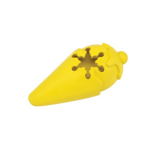 PetSafe Tiefkühlgeeignetes Snackspielzeug für Hunde Eistüte gelb M-L