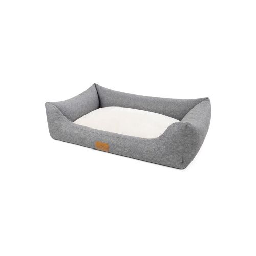 Freudentier orthopädisches Hundebett mit Memory Foam, edel gesteppt M