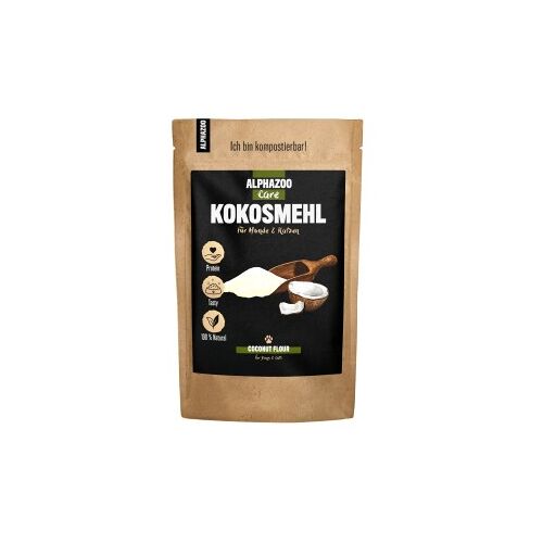 ALPHAZOO Kokosmehl für Hunde und Katzen 250 g