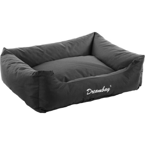 Flamingo Hundebett Dreambay Schwarz 120x95x28cm