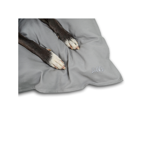 Lill's Lill`s Hundekissen Clara Bio Canvas & Bio-Wolle Grau M