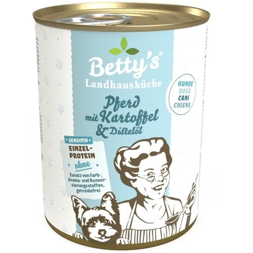 Betty’s Landhausküche Betty´s Landhausküche Hundefutter Pferd mit Kartoffel & Distelöl 1x 400g