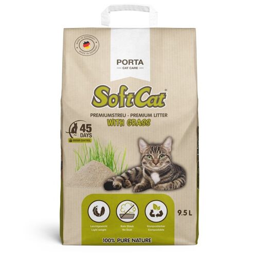 Porta Cat Care Katzenstreu SoftCat Grass 9,5 l