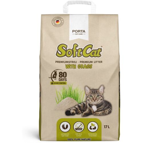 Porta Cat Care Katzenstreu SoftCat Grass 17 l