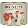 DOG'S LOVE Bio - Rind mit Reis, Apfel & Zucchini   6 x 200 g