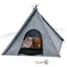 Napfino - Gemütliche Hundehöhle & Katzenhöhle - Angenehme Hundehütte Indoor Aus - Sehr Gut Grau