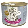 Betty's Landhausküche SENIOR Hühnchen mit Kürbis & Lachsöl 6x 200g für Katze