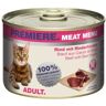 PREMIERE Meat Menu Adult Rind mit Rinderherzen 24x200 g