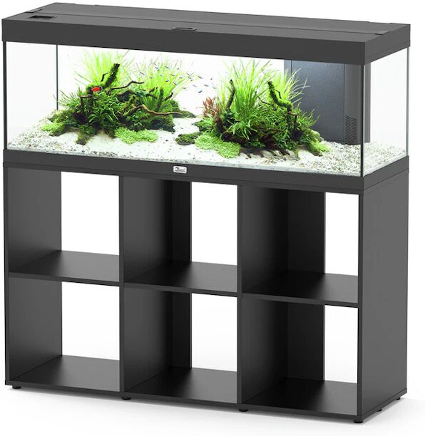 AS Aquaristik & Heimtierbedarf GmbH & Co. KG Aquatlantis Prestige 120 Stand Aquarium mit Unterschrank schwarz