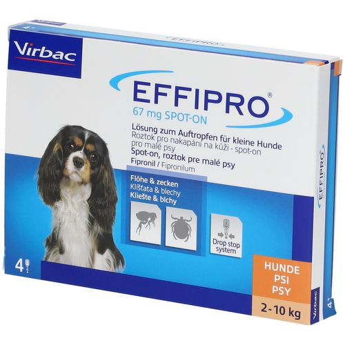 Virbac Effipro® 67 mg Spot-on Antiparasitikum 4 St Lösung