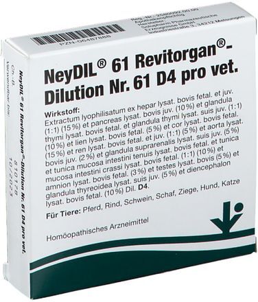 vitOrgan NeyDIL® Revitorgan®- Dillution Nr.61 D4 5X2 ml Ampullen