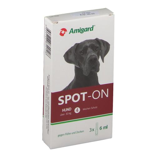 Amigard® Spot-On für Hunde Über 30 kg 3X6 ml Tropfen
