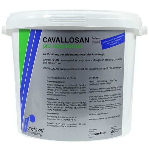 Cavallosan pro respiration 2500 g Pellets