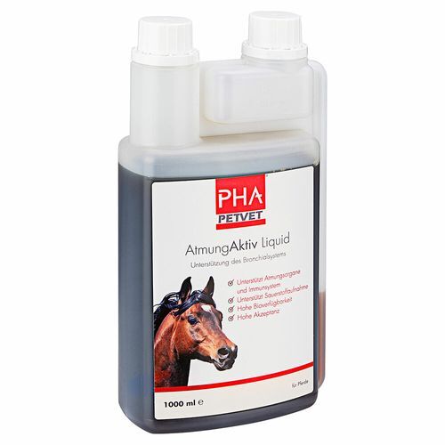 PHA AtmungAktiv Liquid für Pferde 1000 ml Sirup