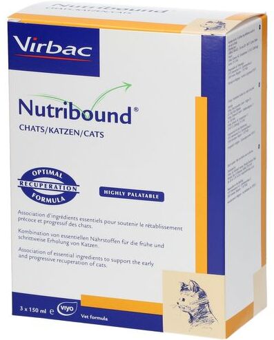 Virbac Nutribound® Katze 3X150 ml Lösung