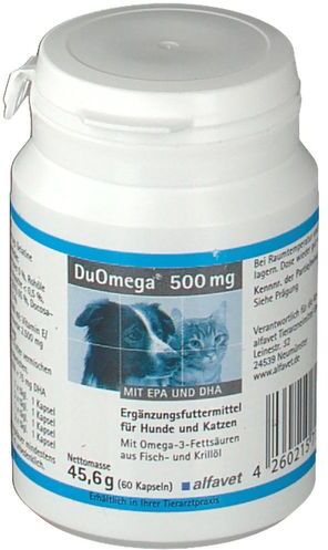 alfavet DuOmega 500 mg 45,6 g Kapseln