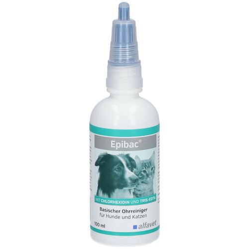 alfavet Epibac® Ohrenreiniger für Hunde und Katzen 100 ml Lösung